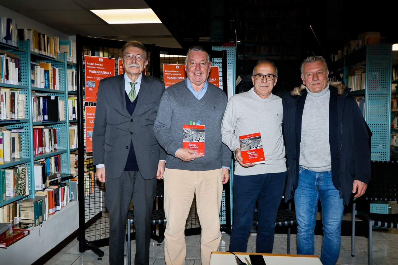 Presentato a Gavirate il libro “Varese Pedala”: un viaggio nella storia dei personaggi e delle manifestazioni della provincia