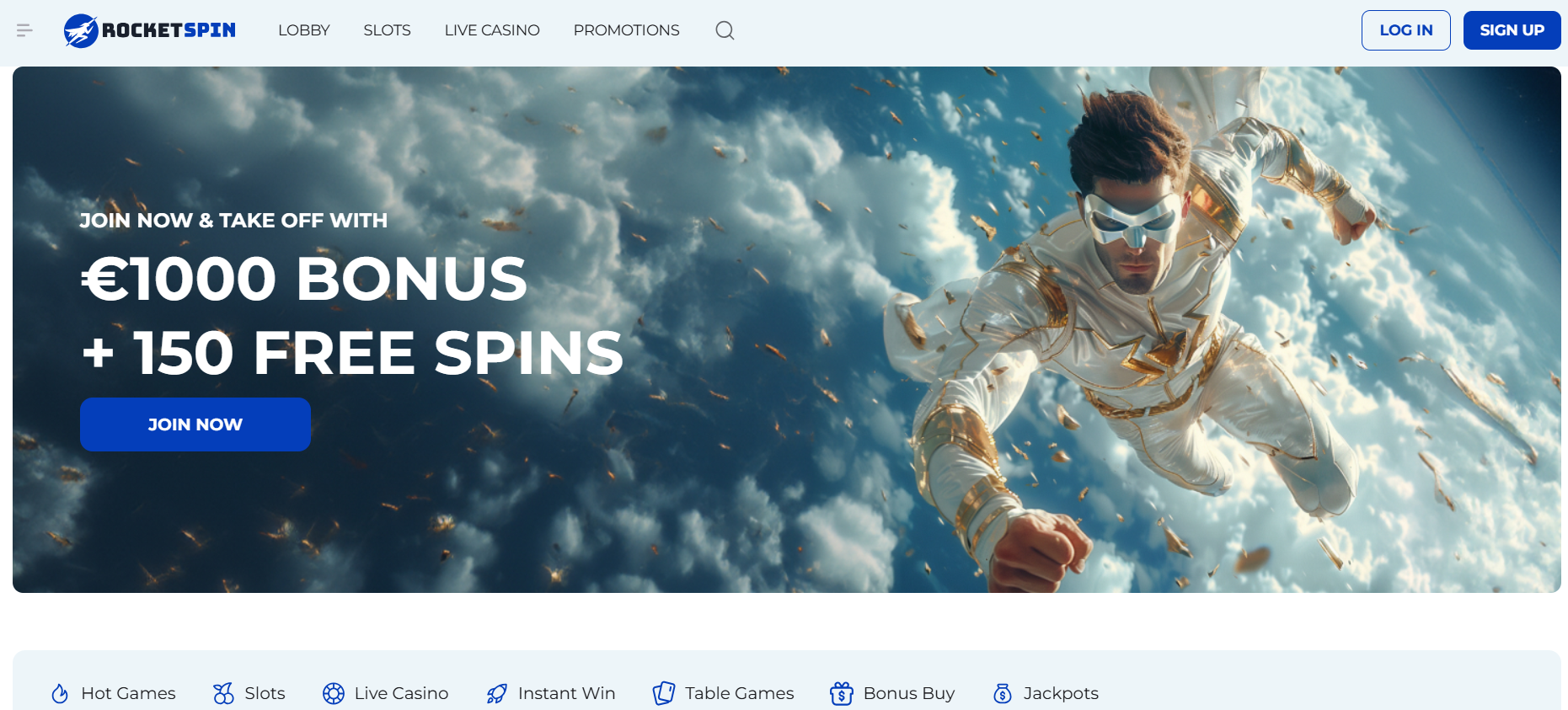 Rocket Spin Casino: gioca ai giochi da casinò online