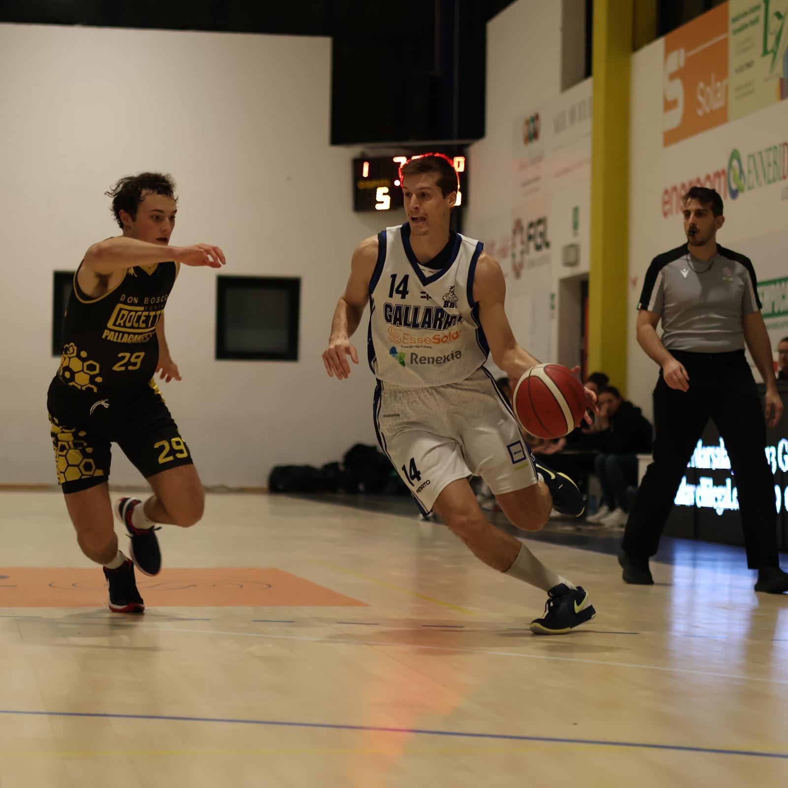 B Interregionale, per Gallarate continua il momento no: vince Torino 76-79