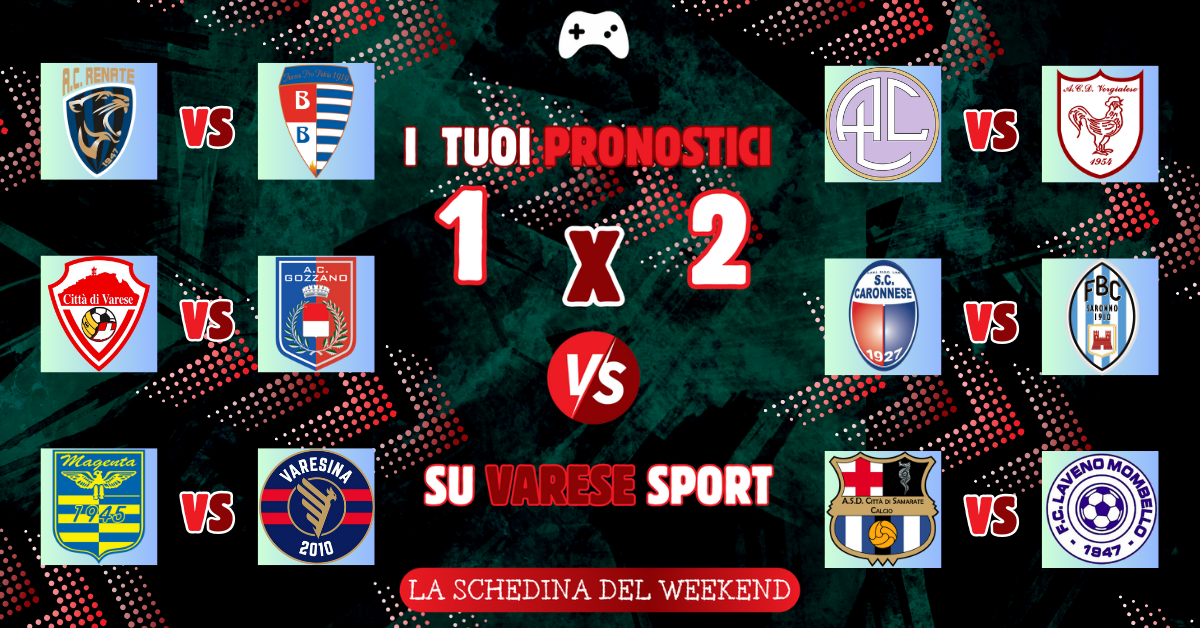 I tuoi pronostici – Il Laveno vincerà la Coppa. La Pro Patria torna a vincere, colpi di Legnano e Saronno