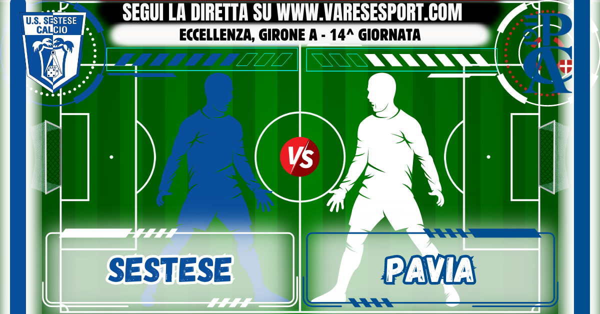 Sestese-Pavia diretta testuale
