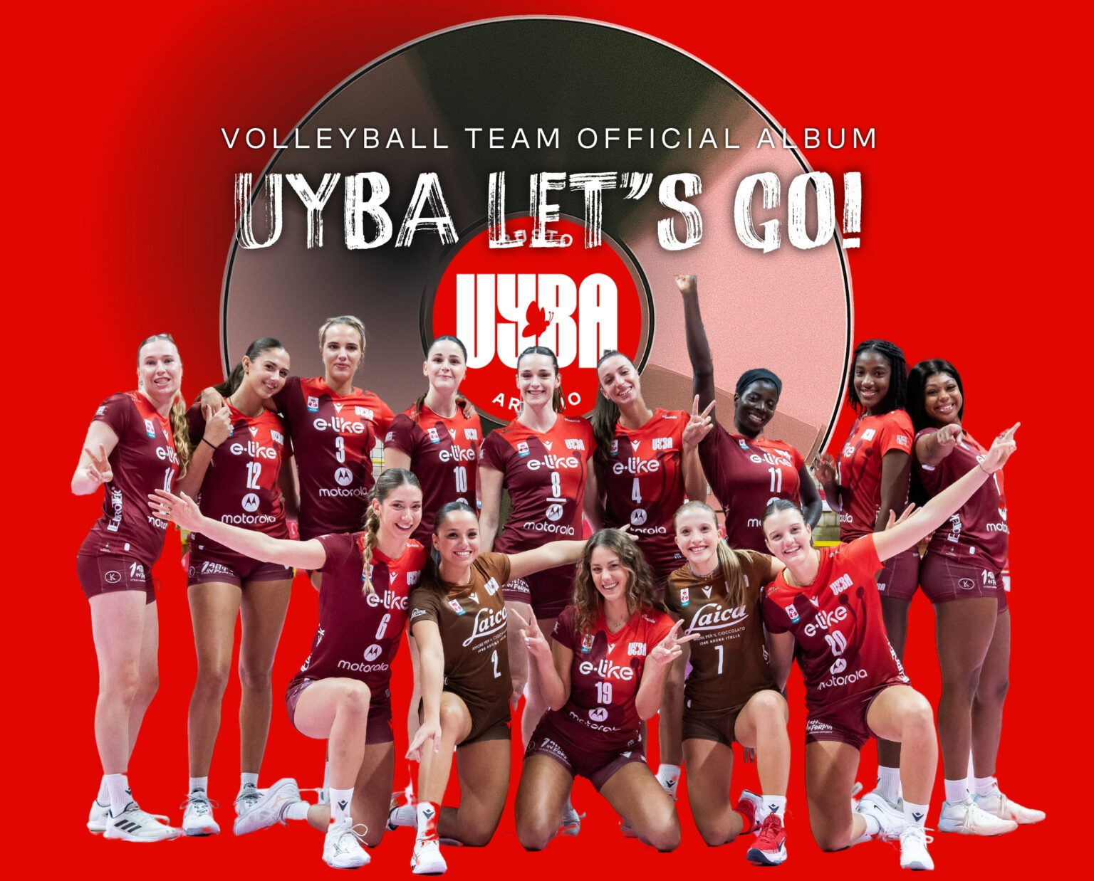 Da oggi è disponibile su tutte le piattaforme “UYBA Let’s Go! – l’Album”