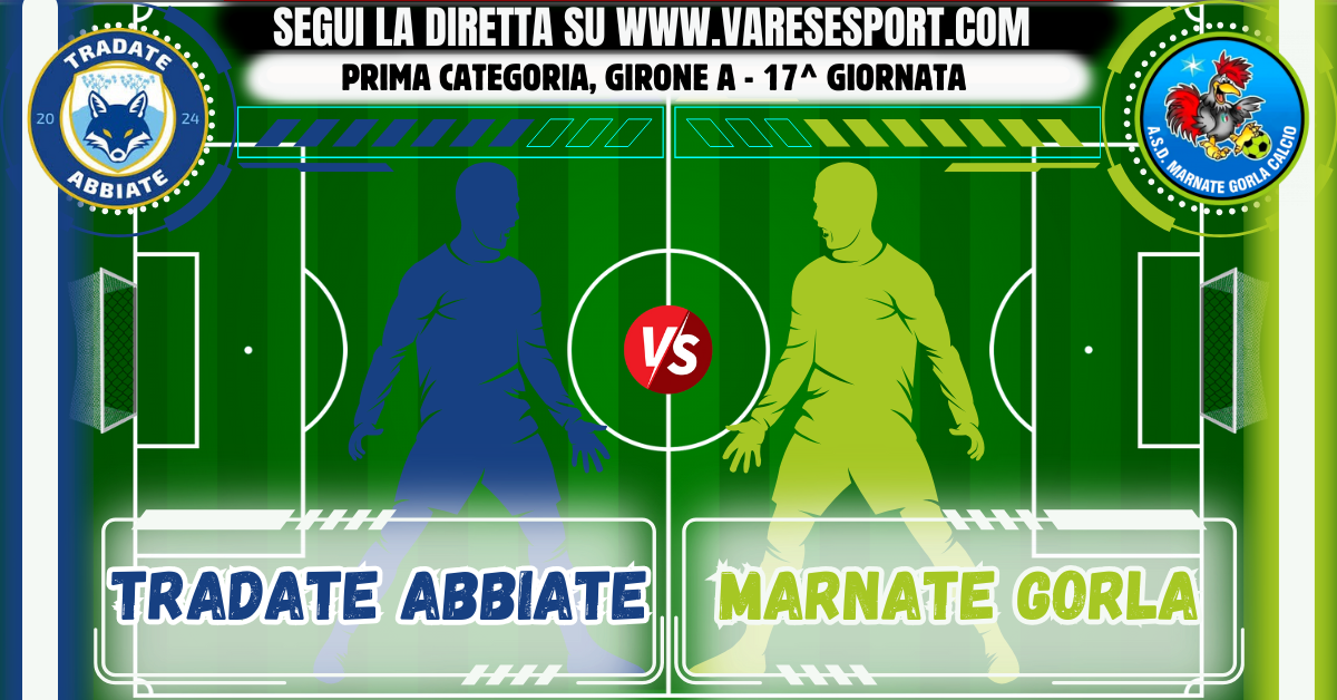 Diretta testuale Tradate Abbiate Marnate Gorla