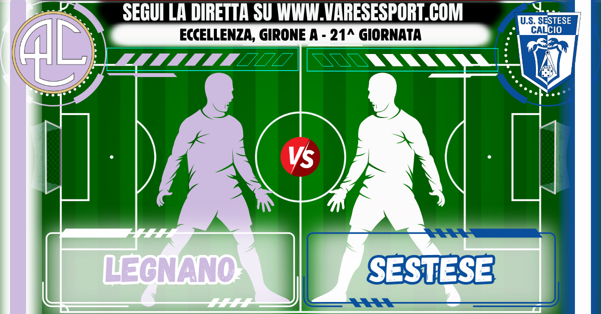 Legnano-Sestese diretta testuale