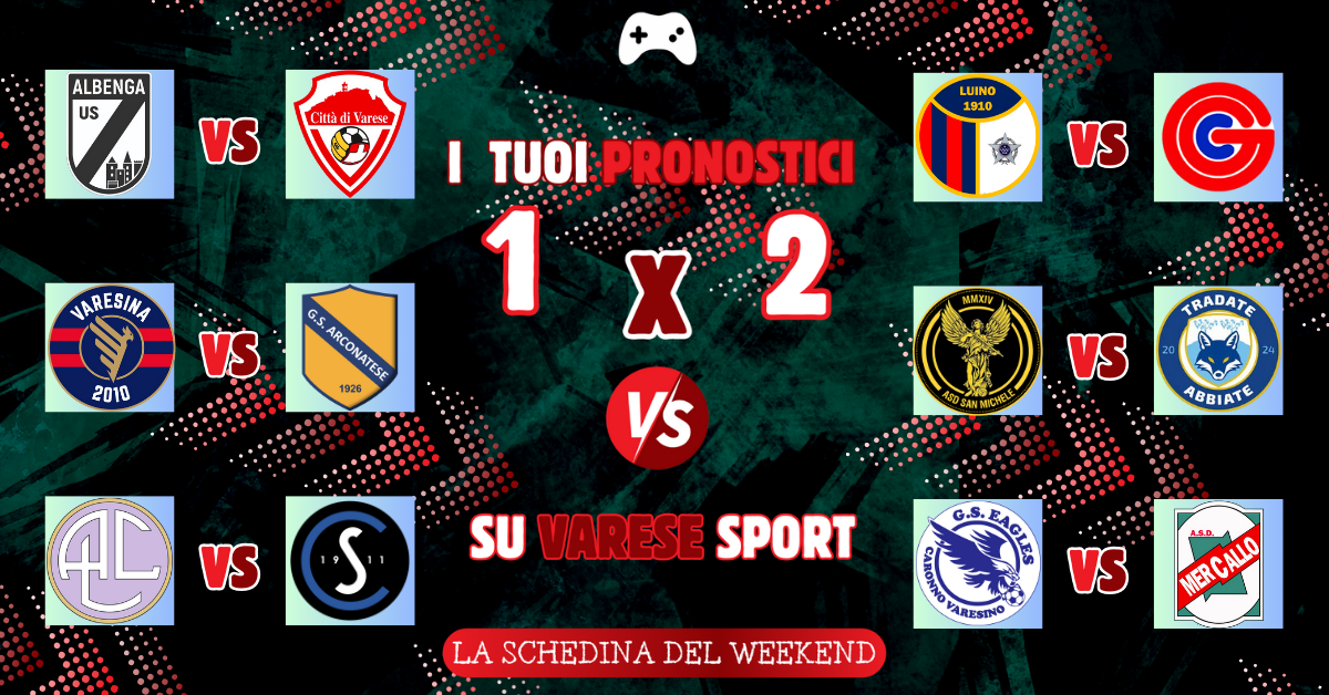 I tuoi pronostici – Il Luino di Tripoli pronto a graffiare. Tradate e Mercallo corsari