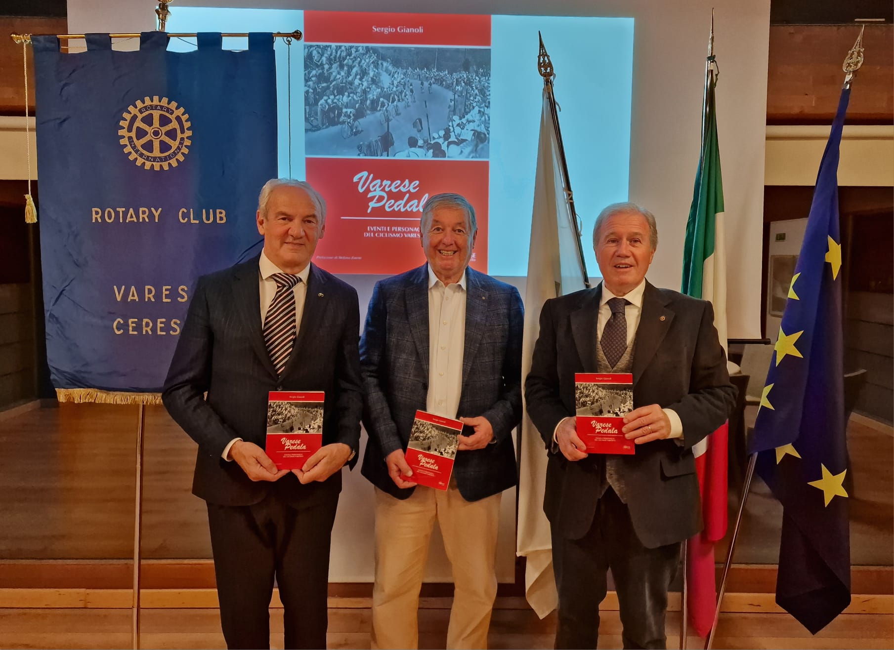 Con Oldani e Gianoli, “Varese Pedala” al Rotary Club Varese Ceresio