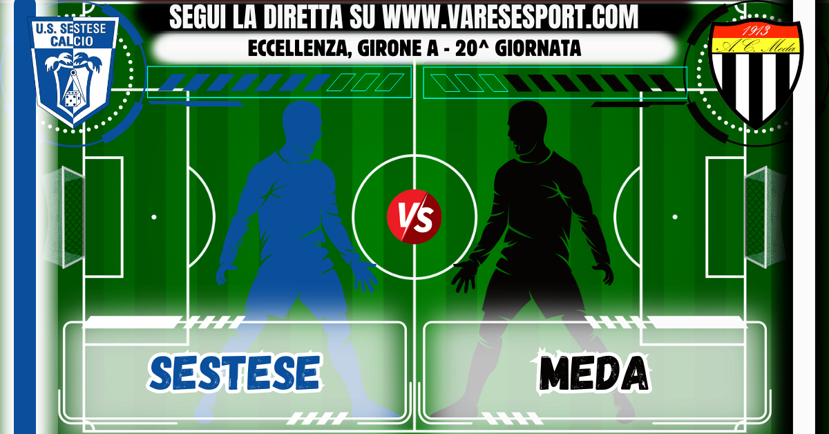 Sestese-Meda diretta testuale