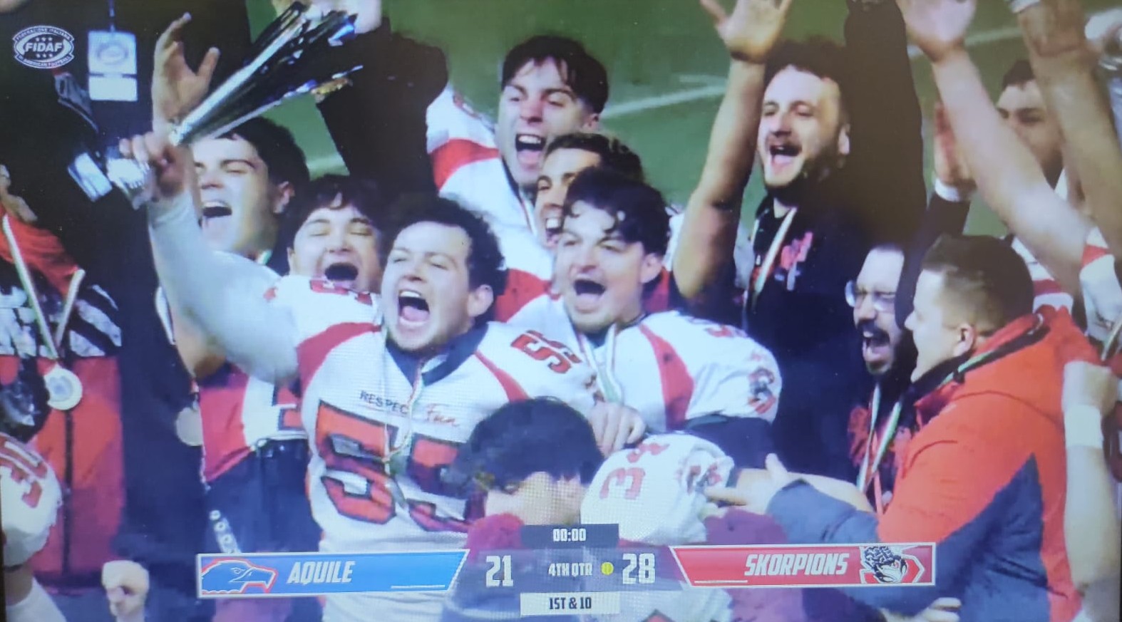 DNA da campioni: gli Skorpions Varese vincono la Coppa Italia! 28-21 sulle Aquile Ferrara