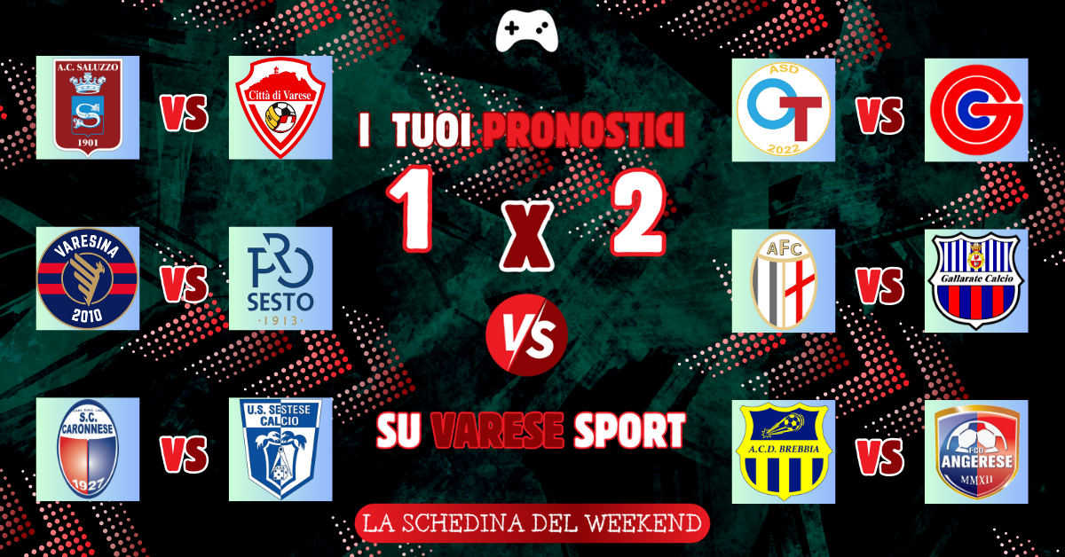 I tuoi pronostici – Gallarate e Brebbia non si fermano. Scatto salvezza per il Gavirate, Caronnese-Sestese imprevedibile