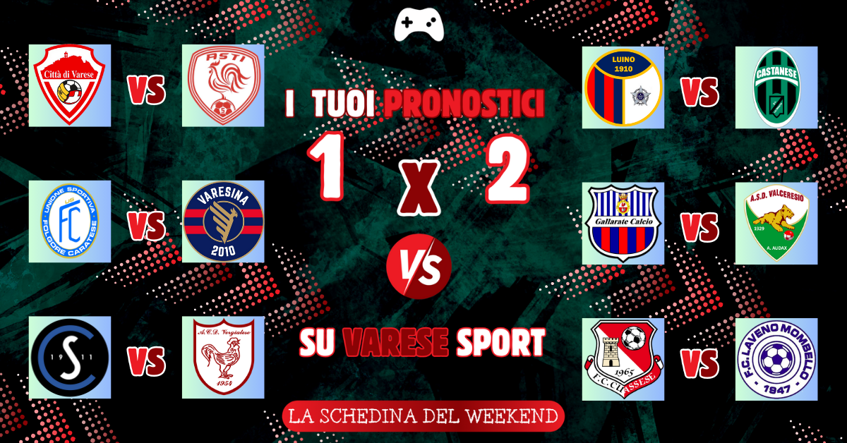 I tuoi pronostici – Solbiatese show, il Gallarate ipoteca la Promozione. Cuassese-Laveno per cuori forti