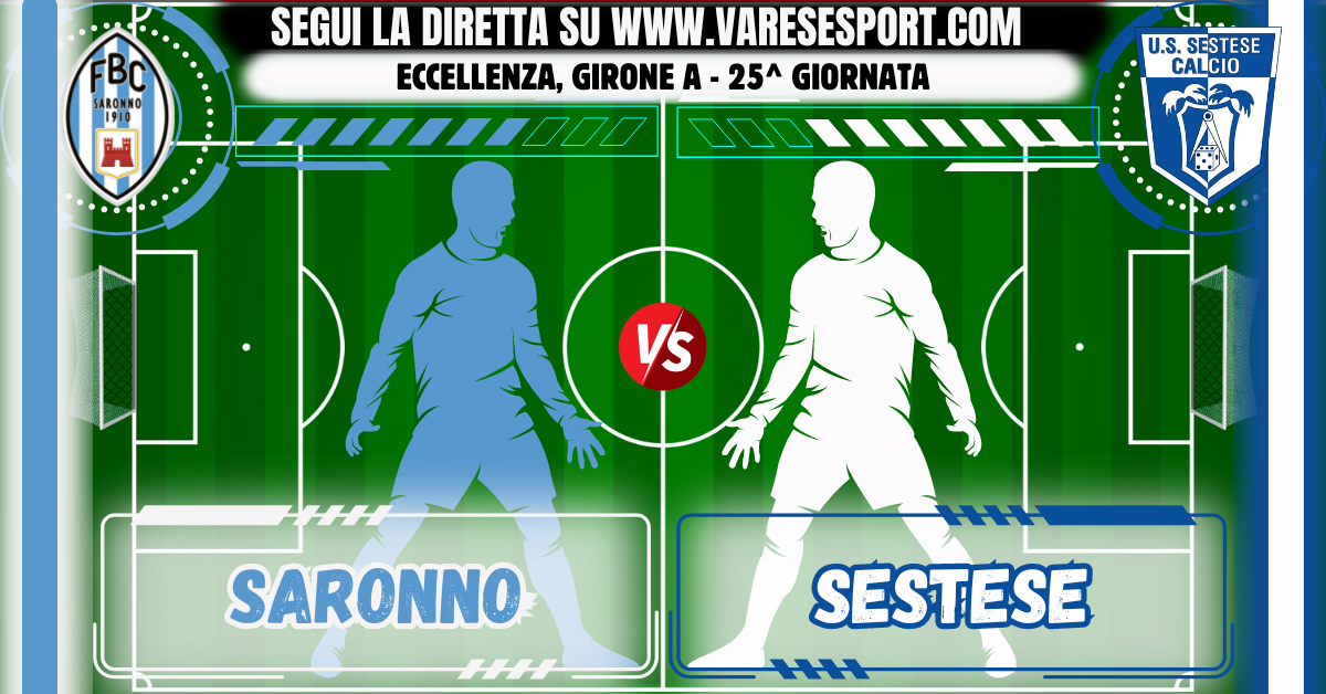 Saronno-Sestese diretta testuale