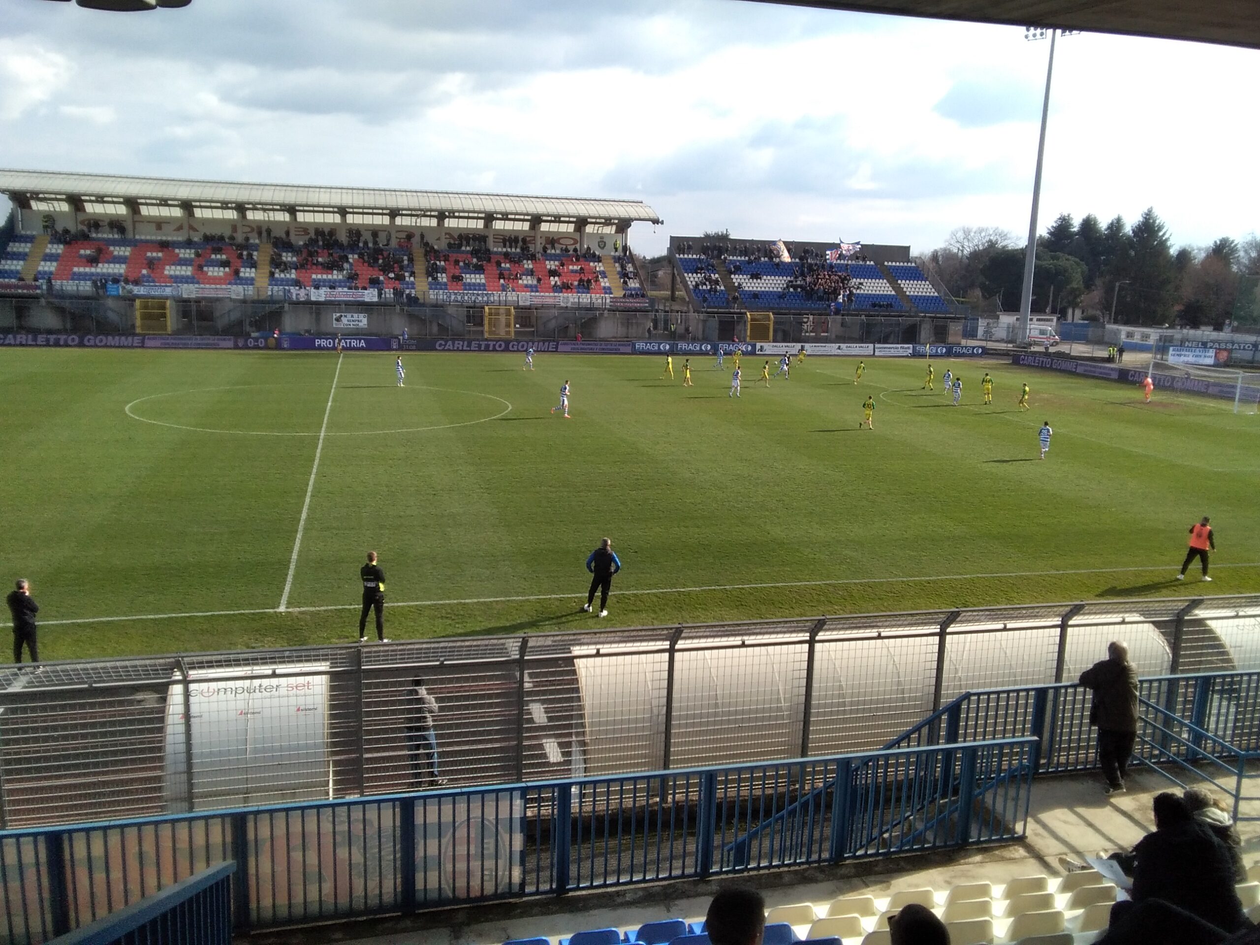 Brutta senz’anima. La Pro Patria non va oltre il pari con il Caldiero (0-0)