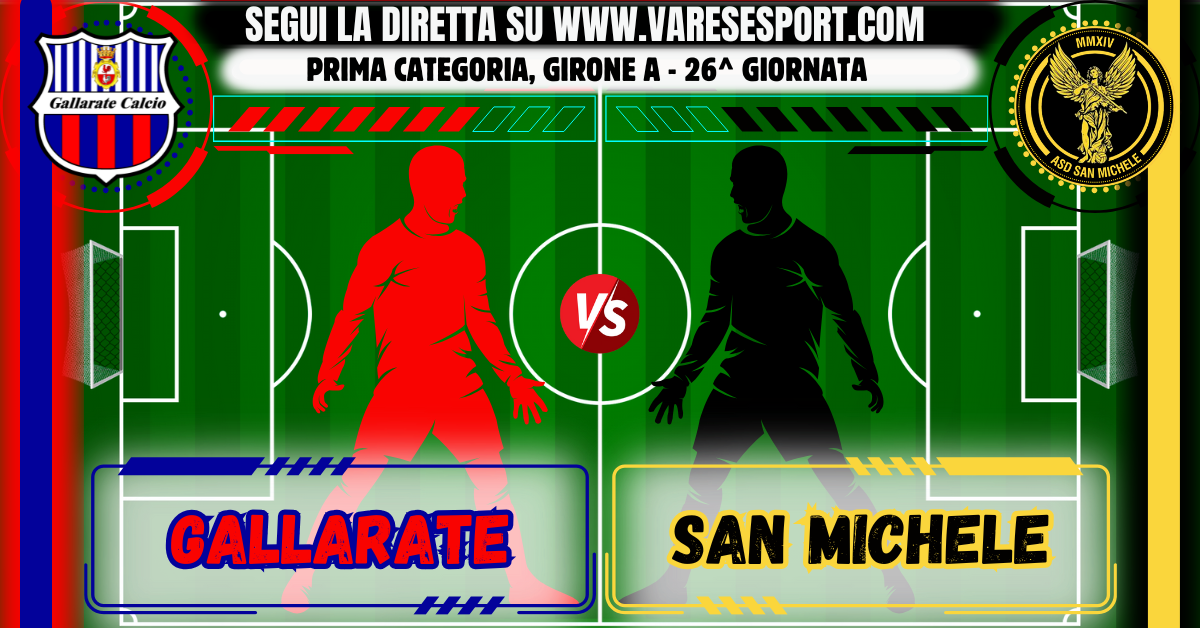 Gallarate-San Michele diretta testuale