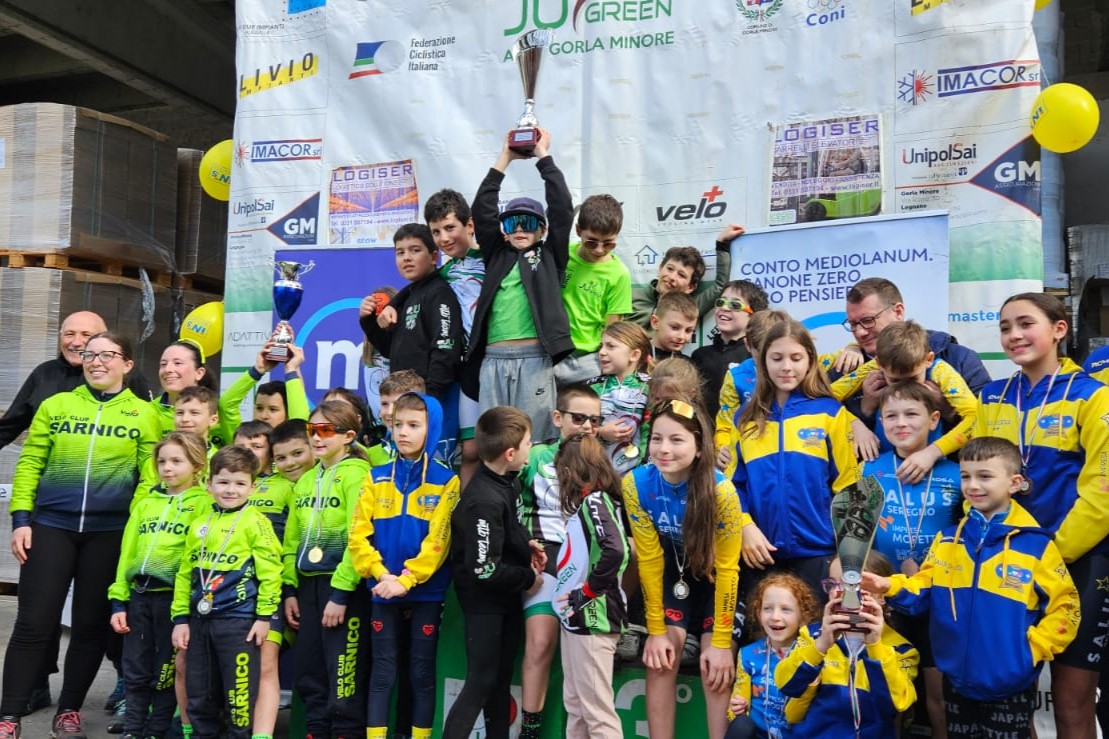 Ju Green – Grande successo per il Trofeo Winter Kids MTB