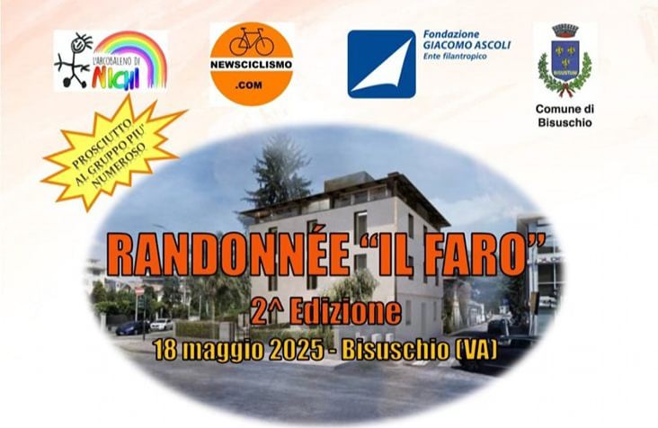 Parata di stelle per la 2^ Randonnée Il Faro: in sella il 18 maggio tra i sette laghi di Varese