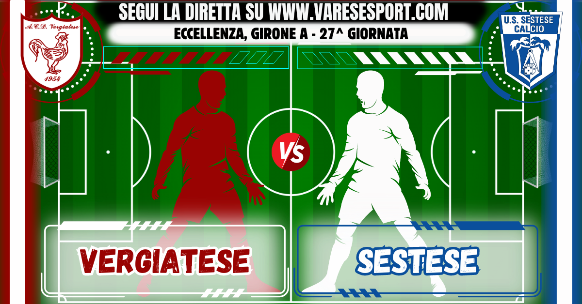 Vergiatese-Sestese diretta testuale
