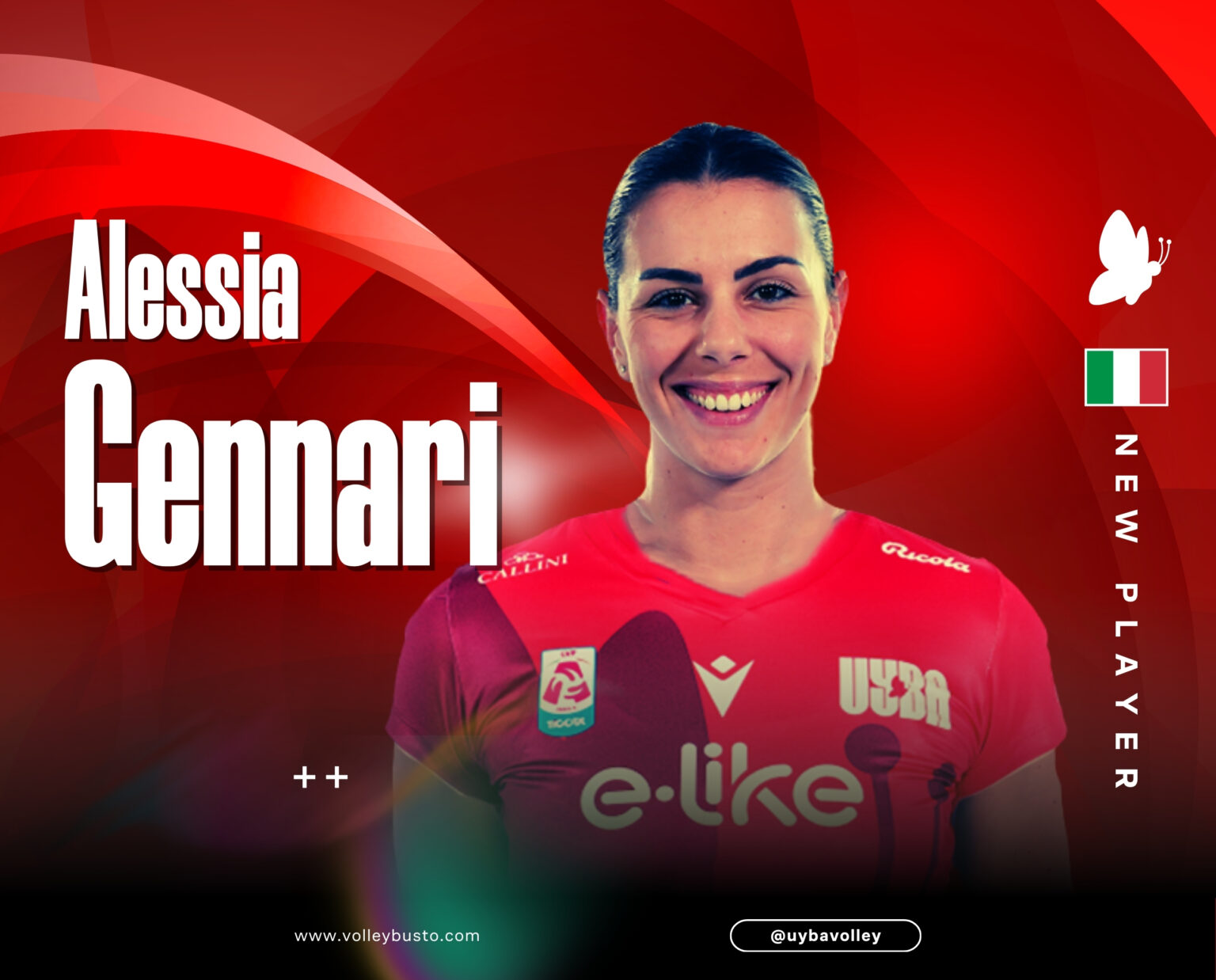 UYBA Volley e Alessia Gennari di nuovo insieme!