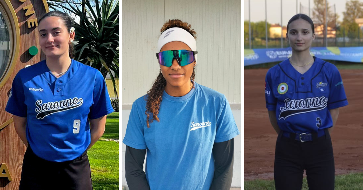 Tre atlete del Saronno Softball convocate in Nazionale
