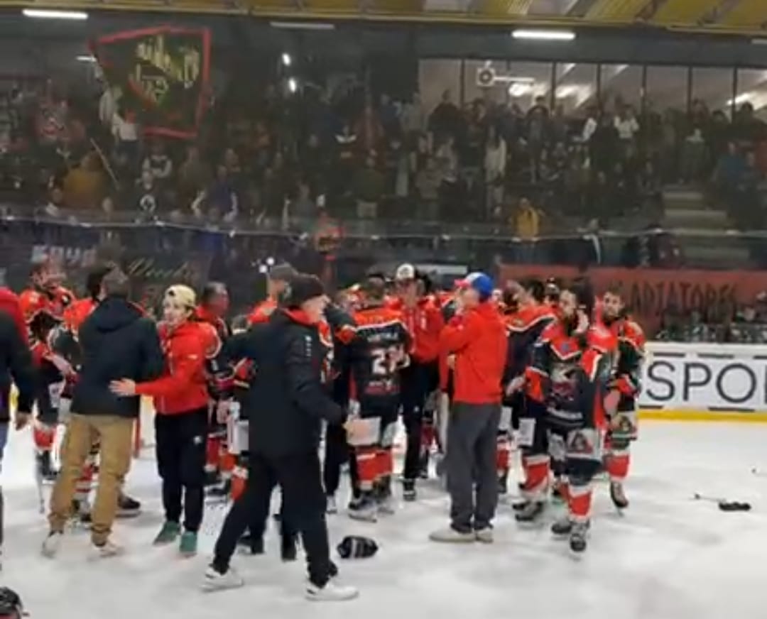 Lucci della ribalta: il Caldaro vince l’IHL 2024/25! L’Aosta cede 7-4 in gara6