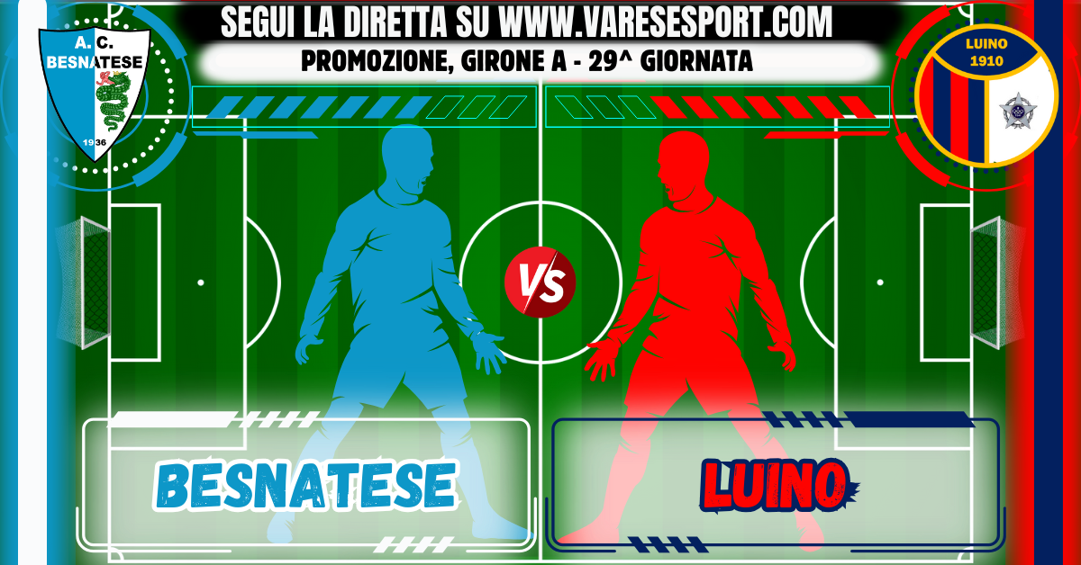 Diretta testuale Besnatese-Luino