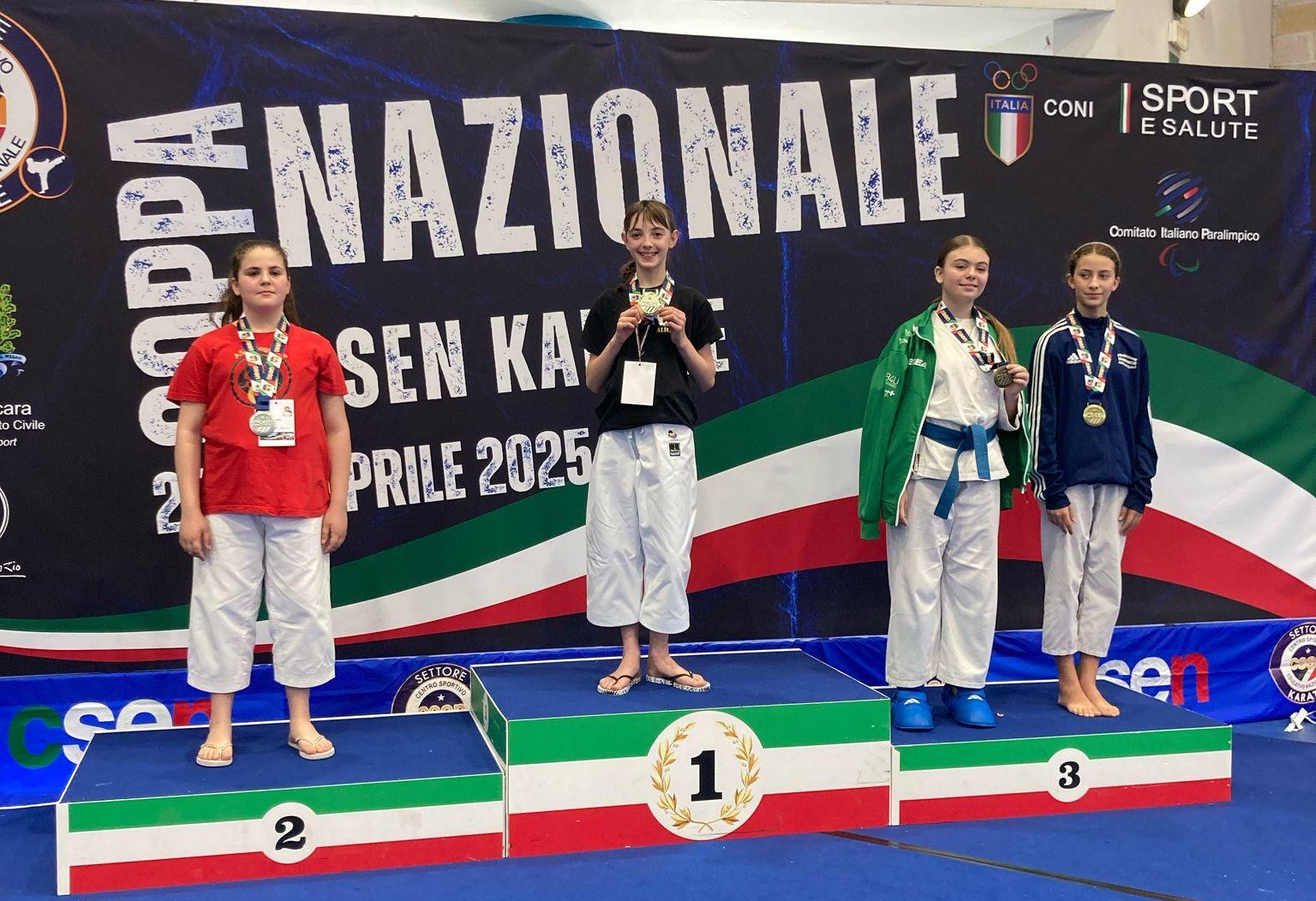 Festa Okinawa Club Valtellina: Alice Piazza vince l’Oro alla Coppa Nazionale CSEN