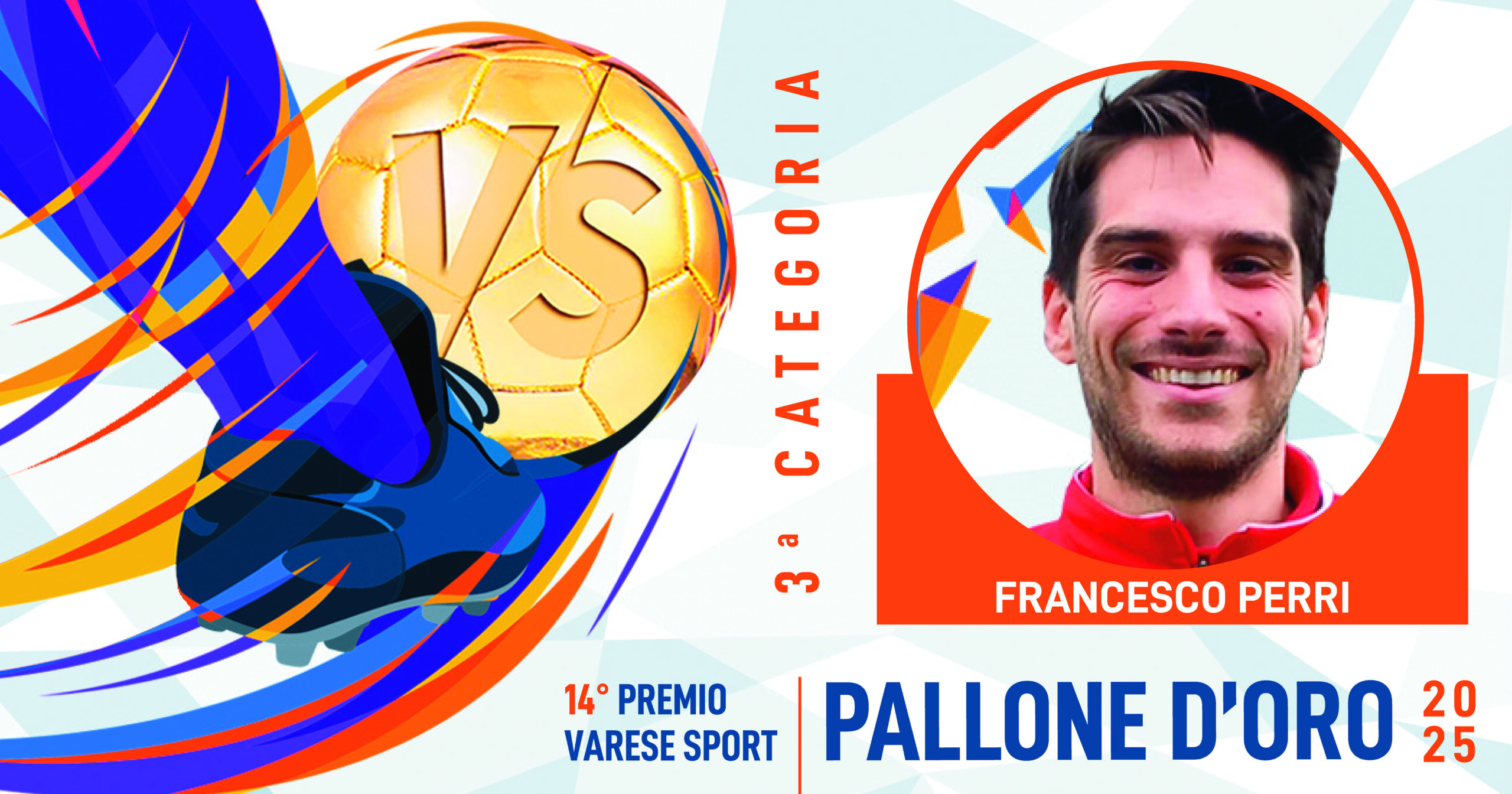 Il Pallone d’Oro di Francesco Perri: “Dato tutto per il Casbeno, lo dedicherei ai consiglieri”