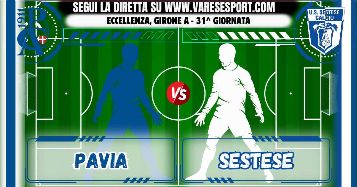 Pavia-Sestese diretta testuale