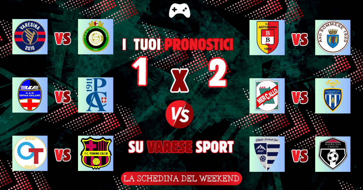 I tuoi pronostici – Ispra pronto all’impresa, Malnatese con vista sulla Prima. Il BuguCaesar vuole i playoff