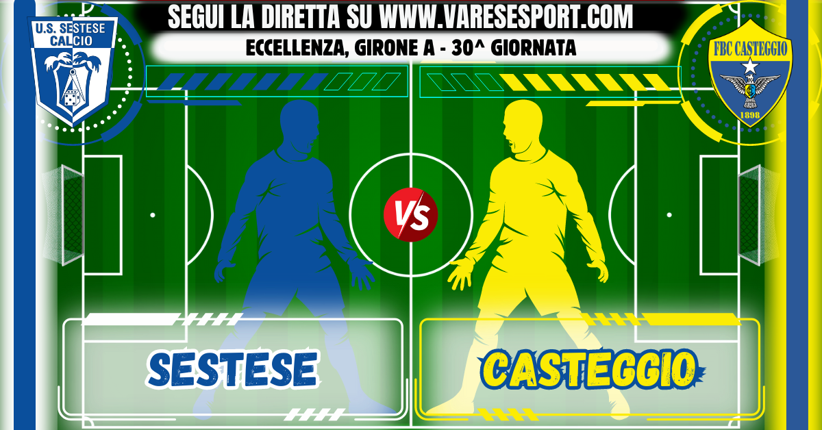 Sestese-Casteggio diretta testuale