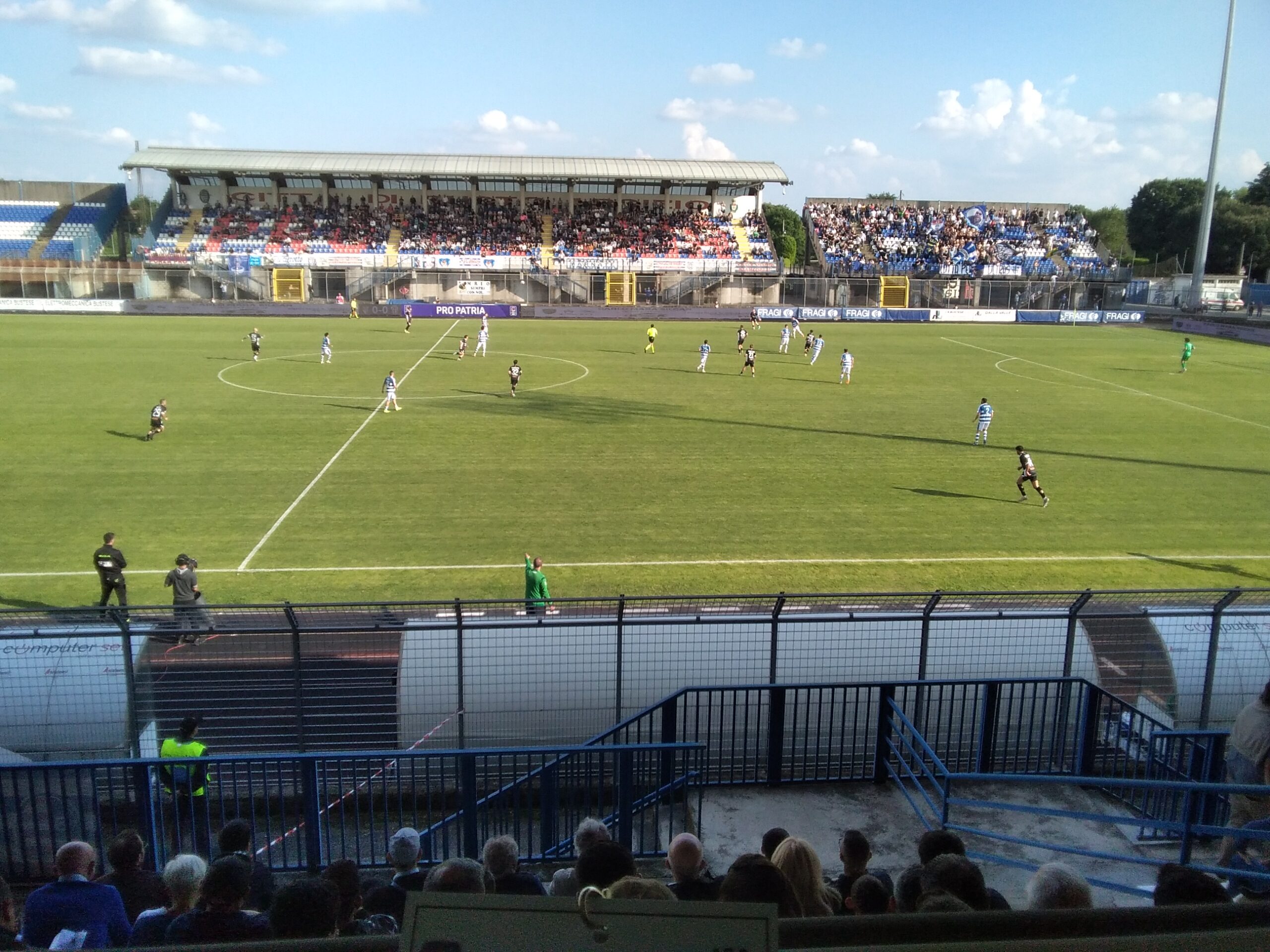 Ferri del mestiere. La Pro Patria mette sotto la Pro Vercelli in Gara 1 (1-0)