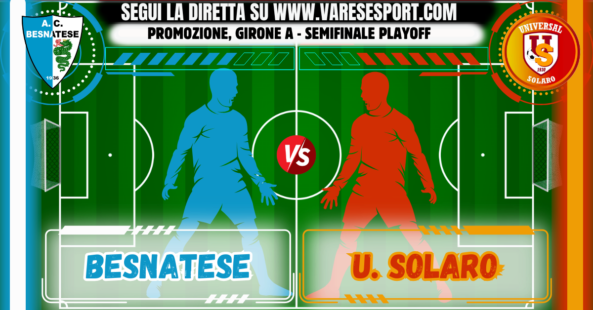Besnatese-Universal Solaro diretta testuale