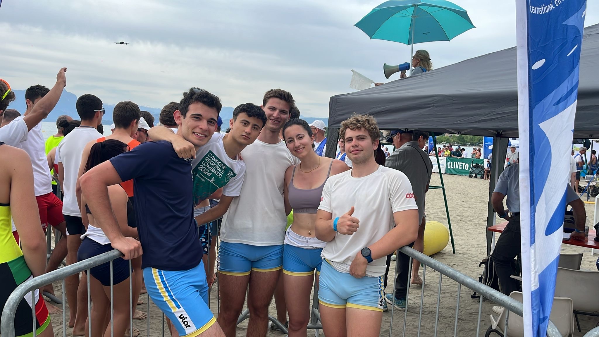La Canottieri Varese concorre per la seconda tappa del trofeo di Beach Sprint sul Lago di Garda