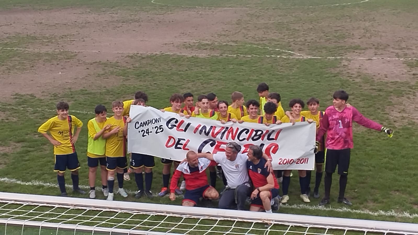 Gli Invincibili del CerBis: l’Under15 rossoblù vola ai Regionali