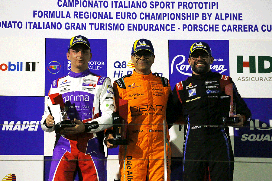 Ebimotors fa la voce grossa a Misano: doppia vittoria di De Amicis. Gnemmi soddisfatto: “Contento del mio weekend”