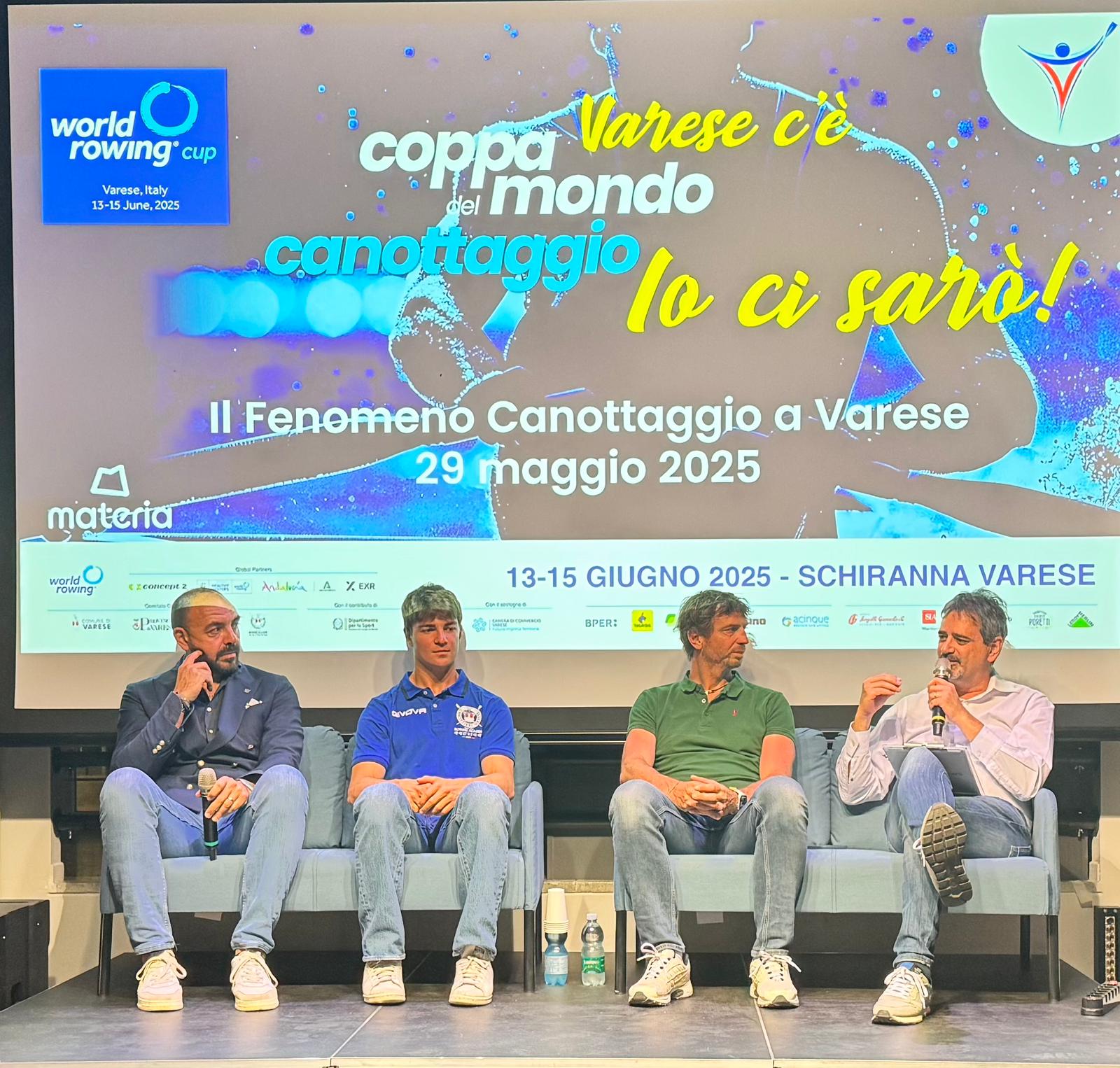 Frattini, Luini, Demiliani e Cesarini spiegano il “Fenomeno Canottaggio a Varese”