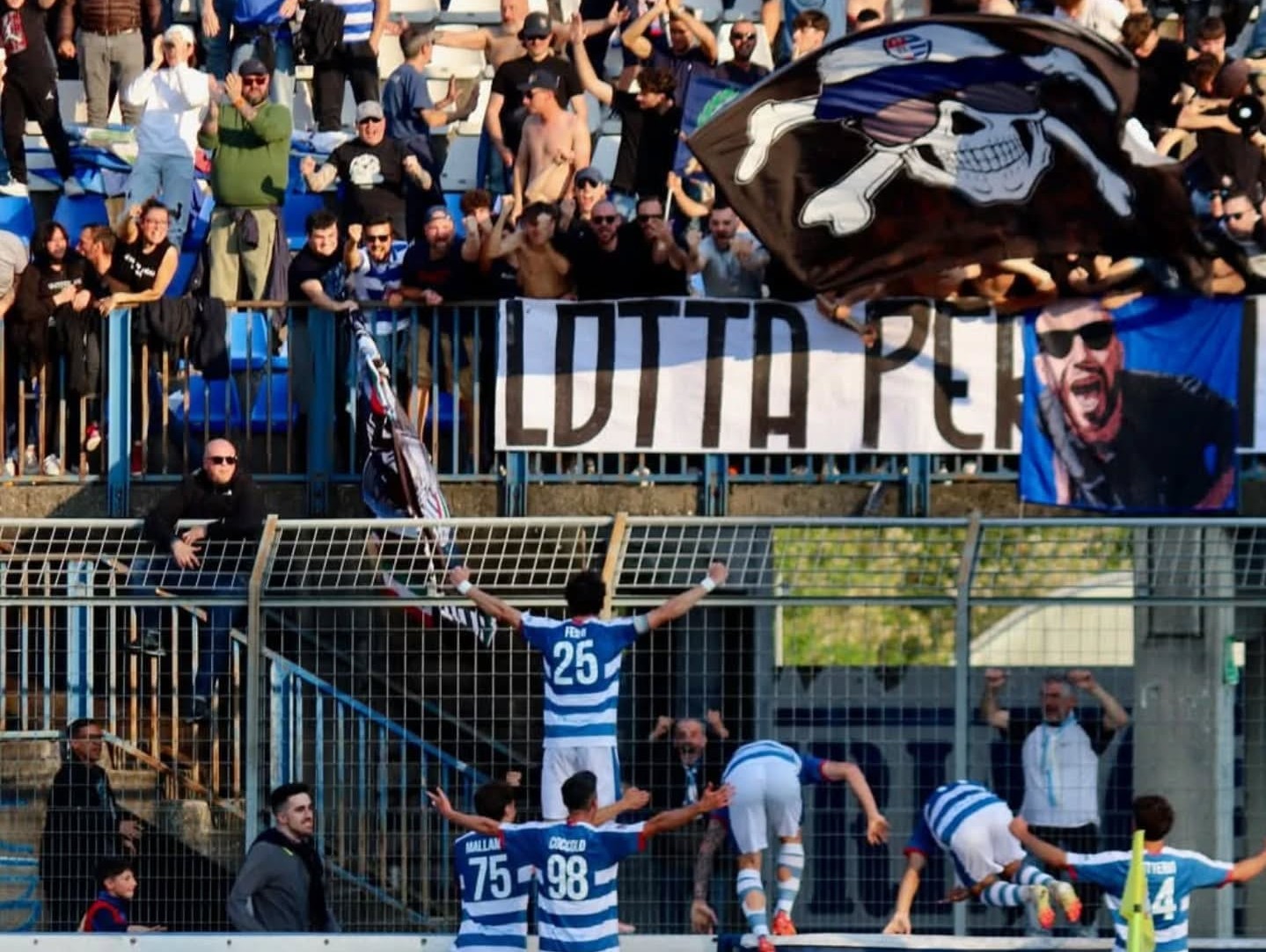 Pro Patria a metà dell’opera: 54.50% di farcela a Vercelli. Ferri: “Orgoglioso della fascia”