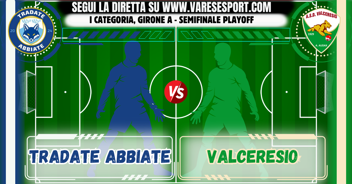 Tradate Abbiate – Valceresio diretta testuale
