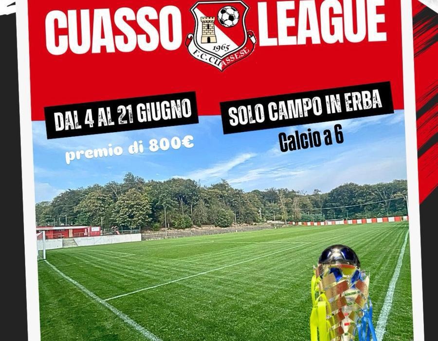 Torna la Cuasso League! Dal 4 al 21 giugno spettacolo al Morini, Pedoja: “Appuntamento irrinunciabile”