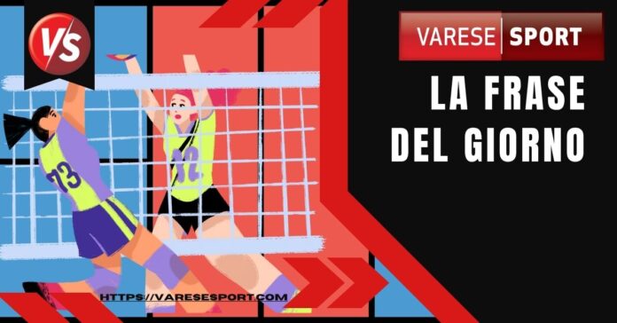 Frase del giorno volley