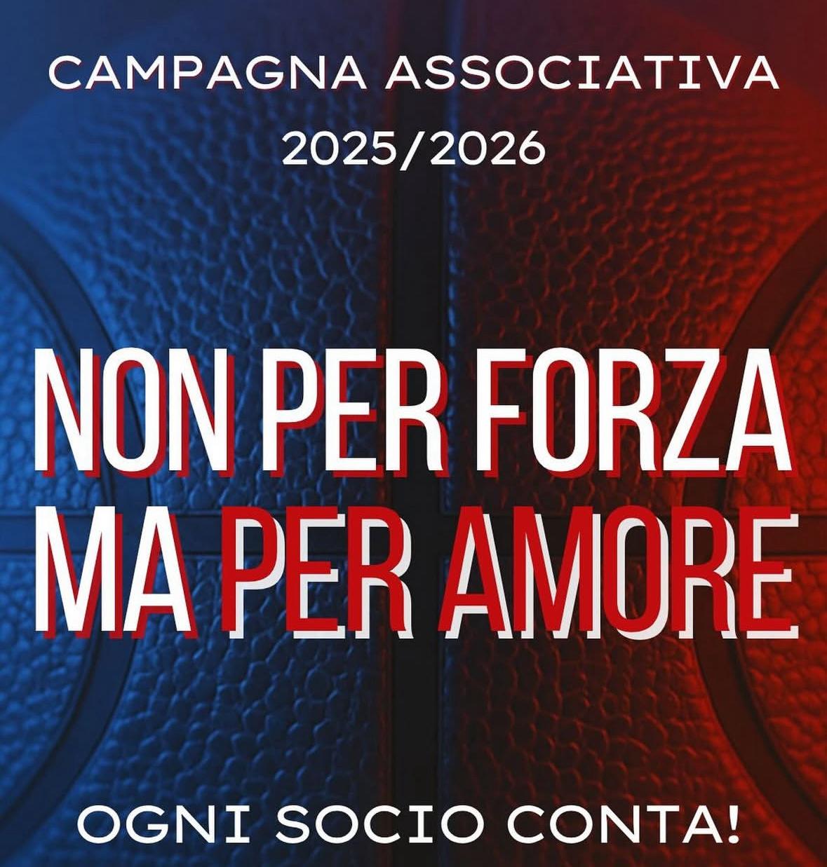 “Non per forza ma per amore”: Il Basket Siamo Noi apre la campagna associativa 2025/2026