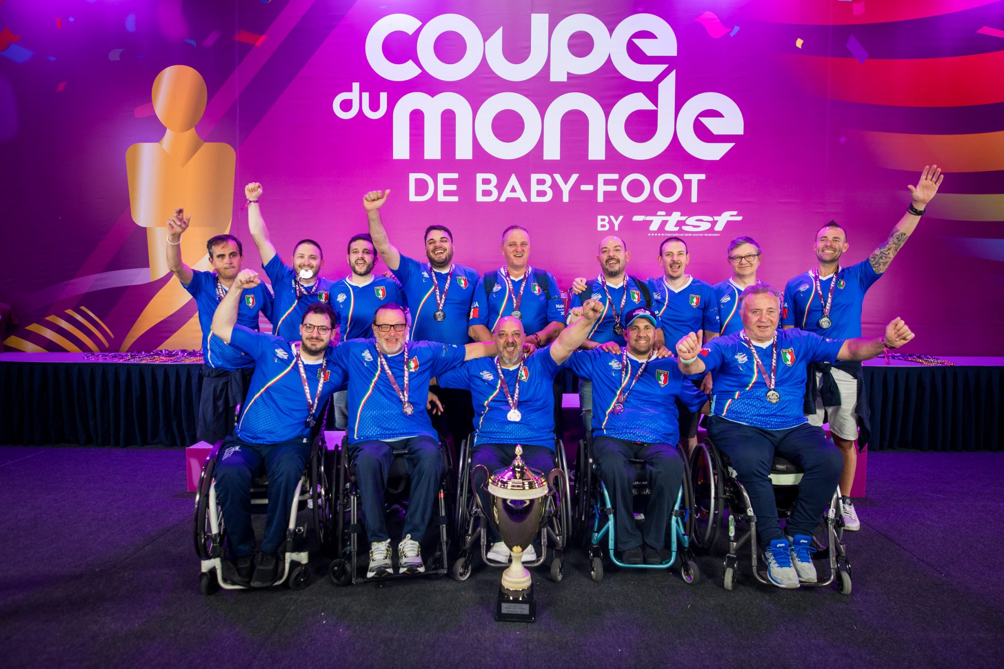 Calcio Balilla Paralimpico – Italia pronta a difendere il titolo Mondiale, Bonanno: “Pronti a vivere forti emozioni”