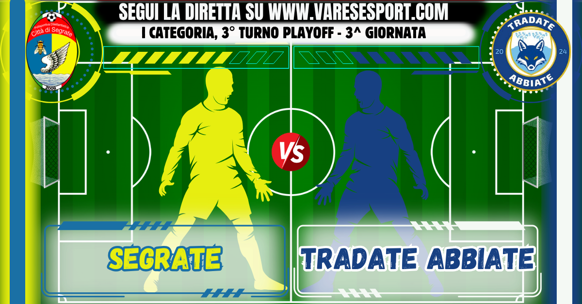 Segrate-Tradate Abbiate diretta testuale