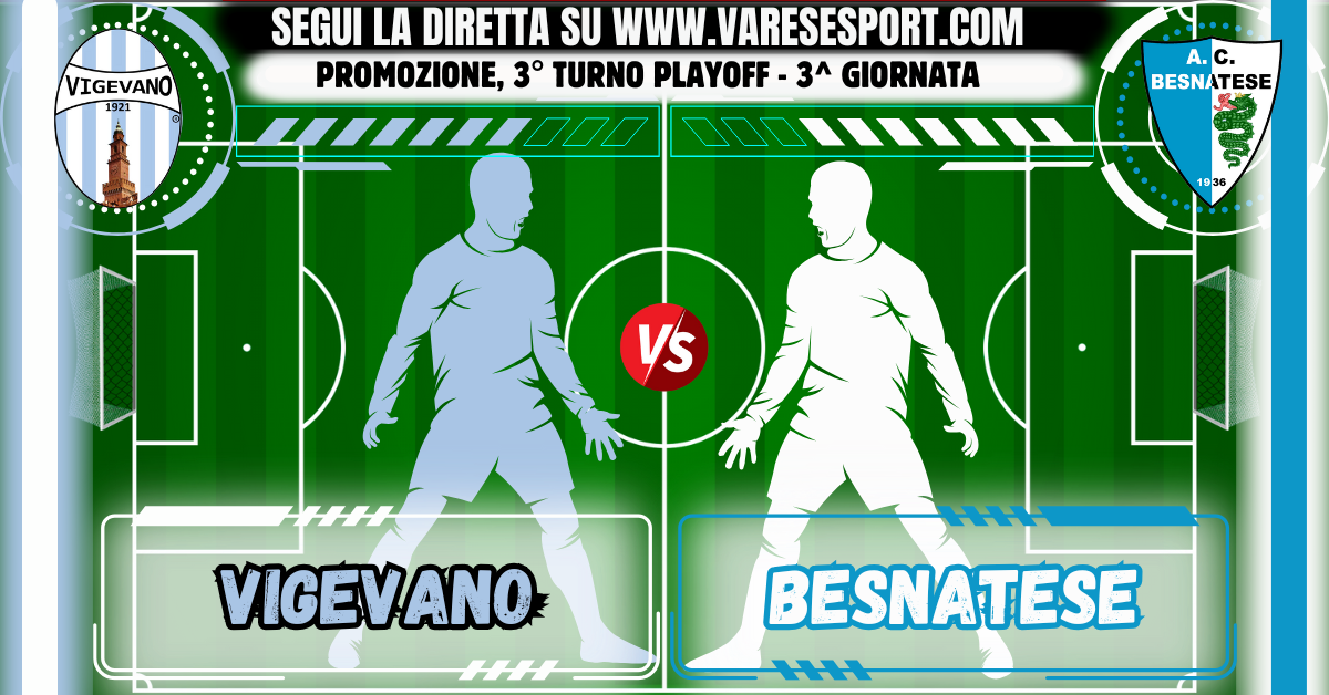 Vigevano-Besnatese diretta testuale