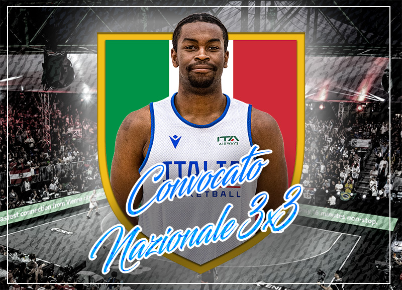 Legnano Knights, De Capitani convocato con la Nazionale Italiana di 3×3 per le Universiadi di Bochum