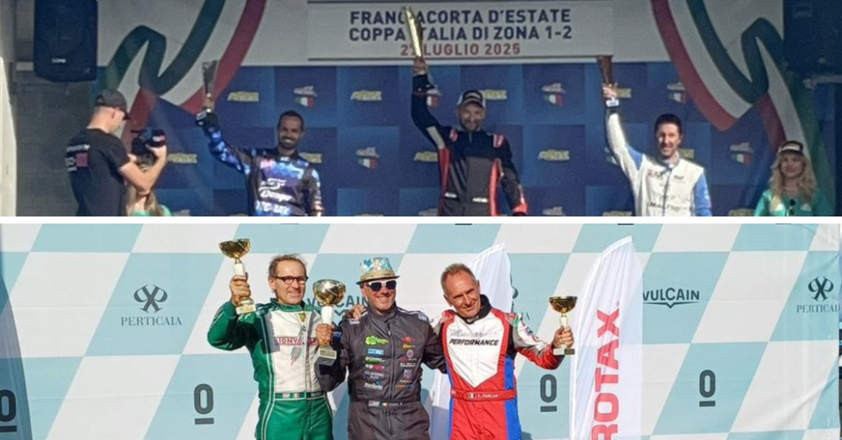Gatti primo a Franciacorta, Furlan terzo a Viterbo: doppia soddisfazione per la ASD Living Kart