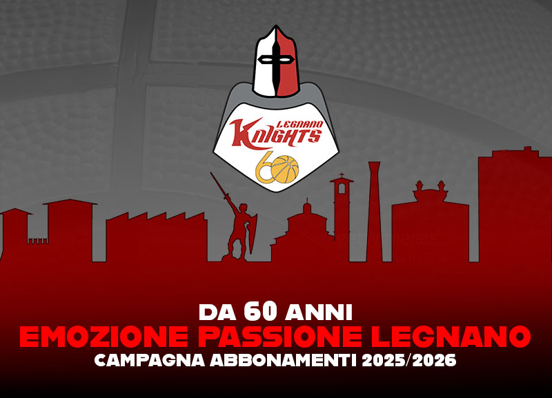 Emozione e passione: i Knights Legnano lanciano la campagna abbonamenti. 30 pass omaggio con Soevis Energia