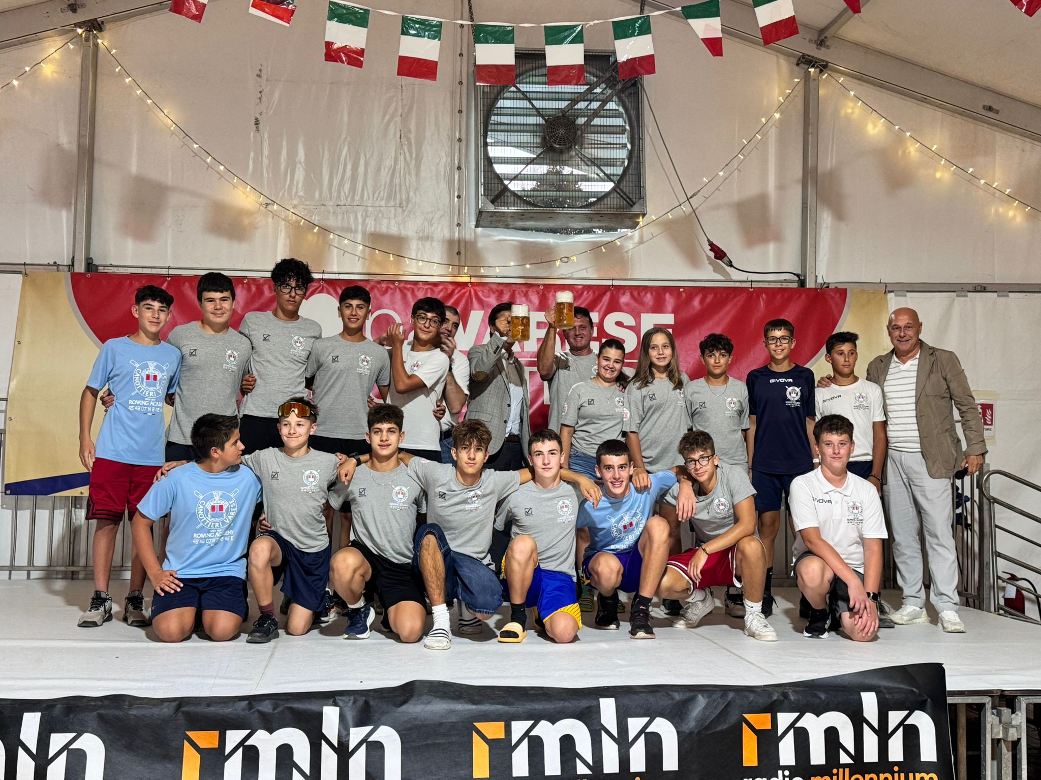 Canottieri Varese in Fiera, Consonni: “Fatica ed impegno per i nostri ragazzi”. Ferrario: “A livello giovanile i più premiati in Italia”