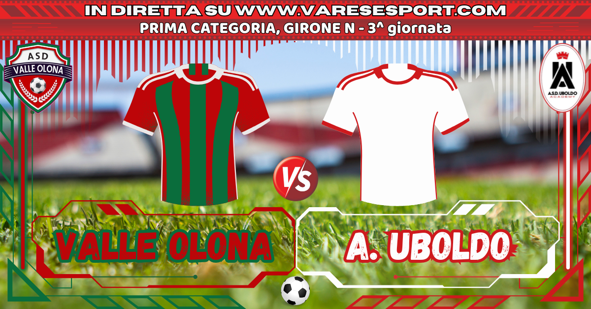Diretta testuale Valle Olona – Academy Uboldo