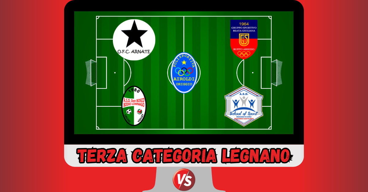 Finestra varesotta su Legnano – Poker del Don Bosco, scatto Arnate. School of Sport e Beata Giuliana ko
