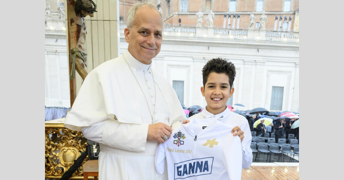 Luca Stocco e Papa Leone XIV (5)